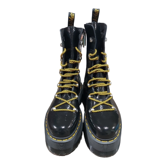 Dr. Martens Ghilana Patent Max Patent Max Boots Shoes Black 27788001 - Picture 2 of 7